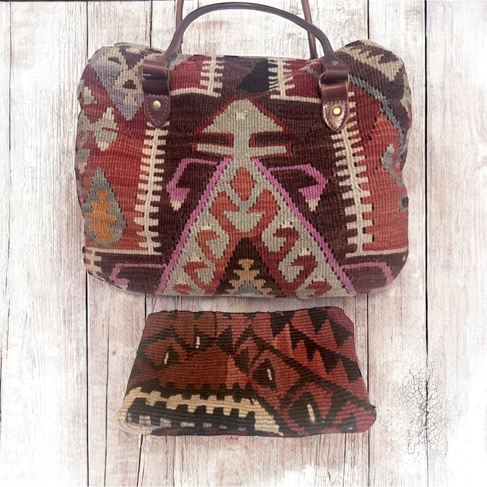 Matt Camron Large Turkish Handwoven Tapestry Shoulder Sachtel